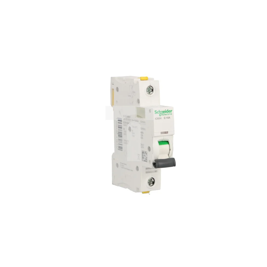 Wyłącznik nadprądowy 1P C 10A 10kA AC iC60H-C10 Acti9 A9F07110