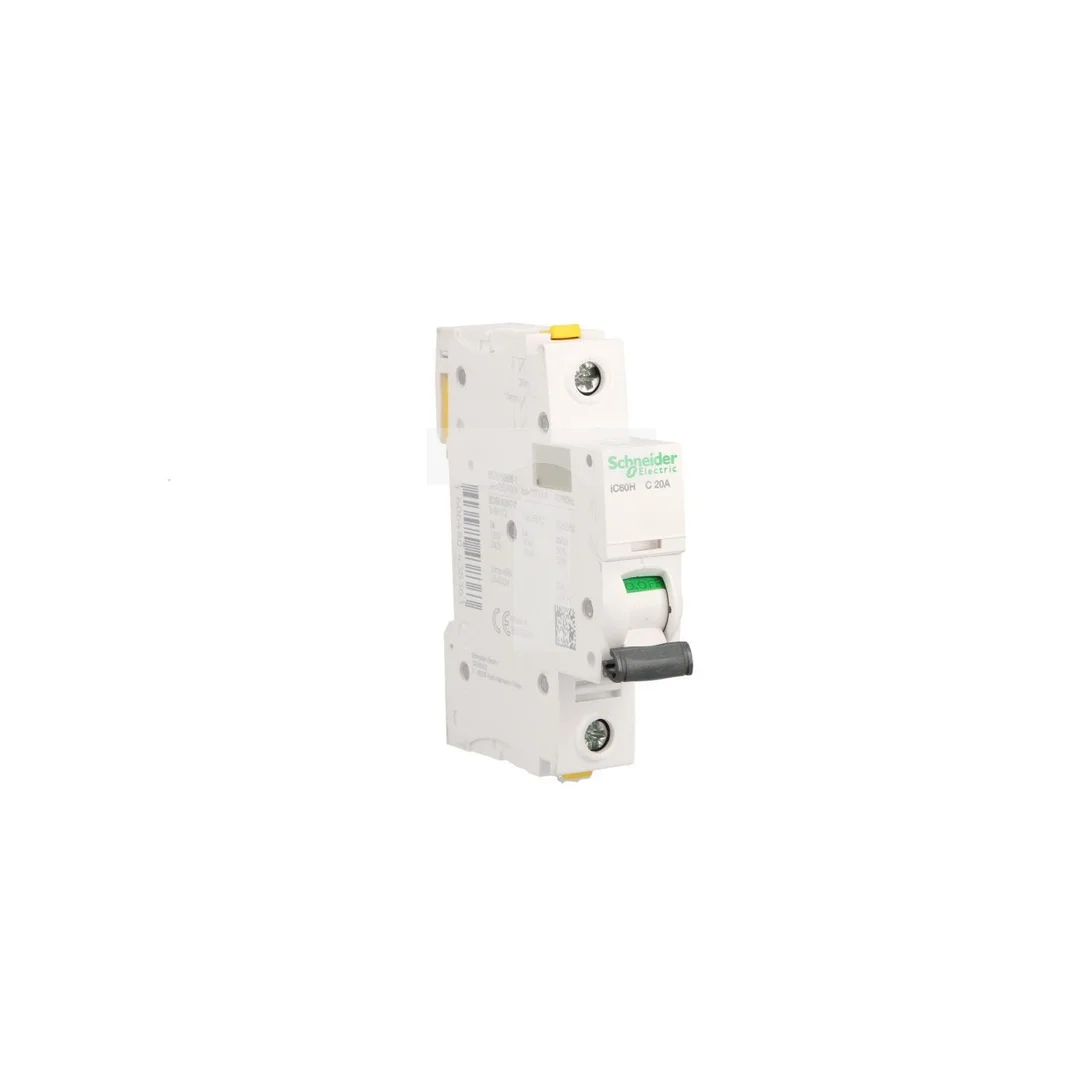 Wyłącznik nadprądowy 1P C 20A 10kA AC iC60H-C20 Acti9 A9F07120