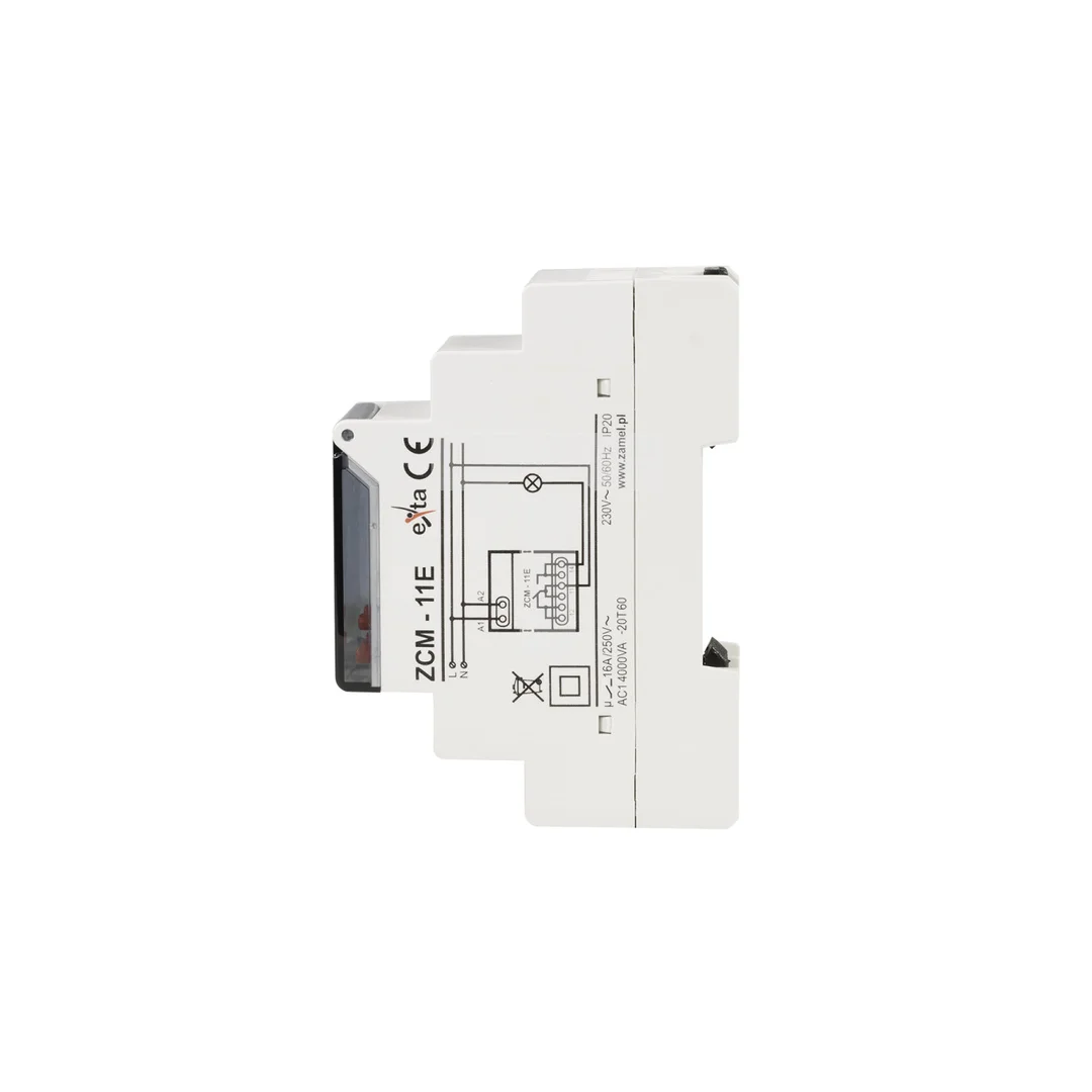 Programator czasowy cyfrowy 1-kanałowy tygodniowy Econo 230V AC ZCM-11E EXT10000185