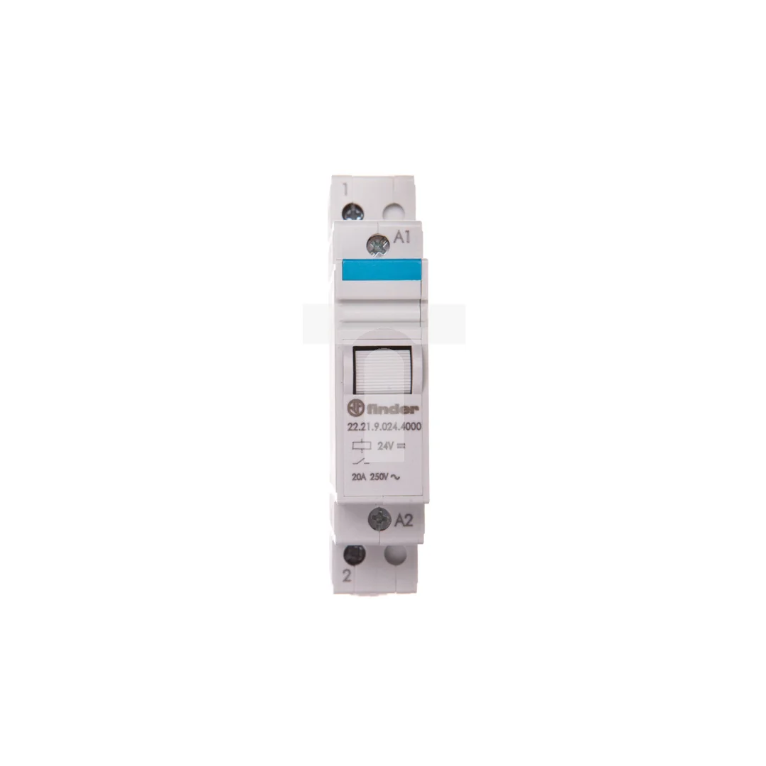 Przekaźnik modułowy mocy 1Z 20A 24V DC, styk AgSnO2 22.21.9.024.4000