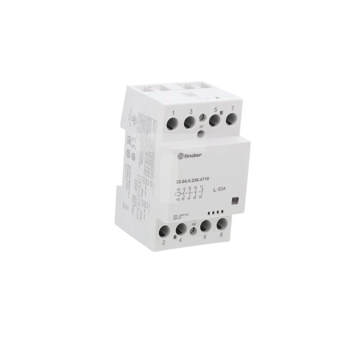 Stycznik modułowy 3Z 1R 63A 230 AC/DC wskaźnik zadziałania 22.64.0.230.4710