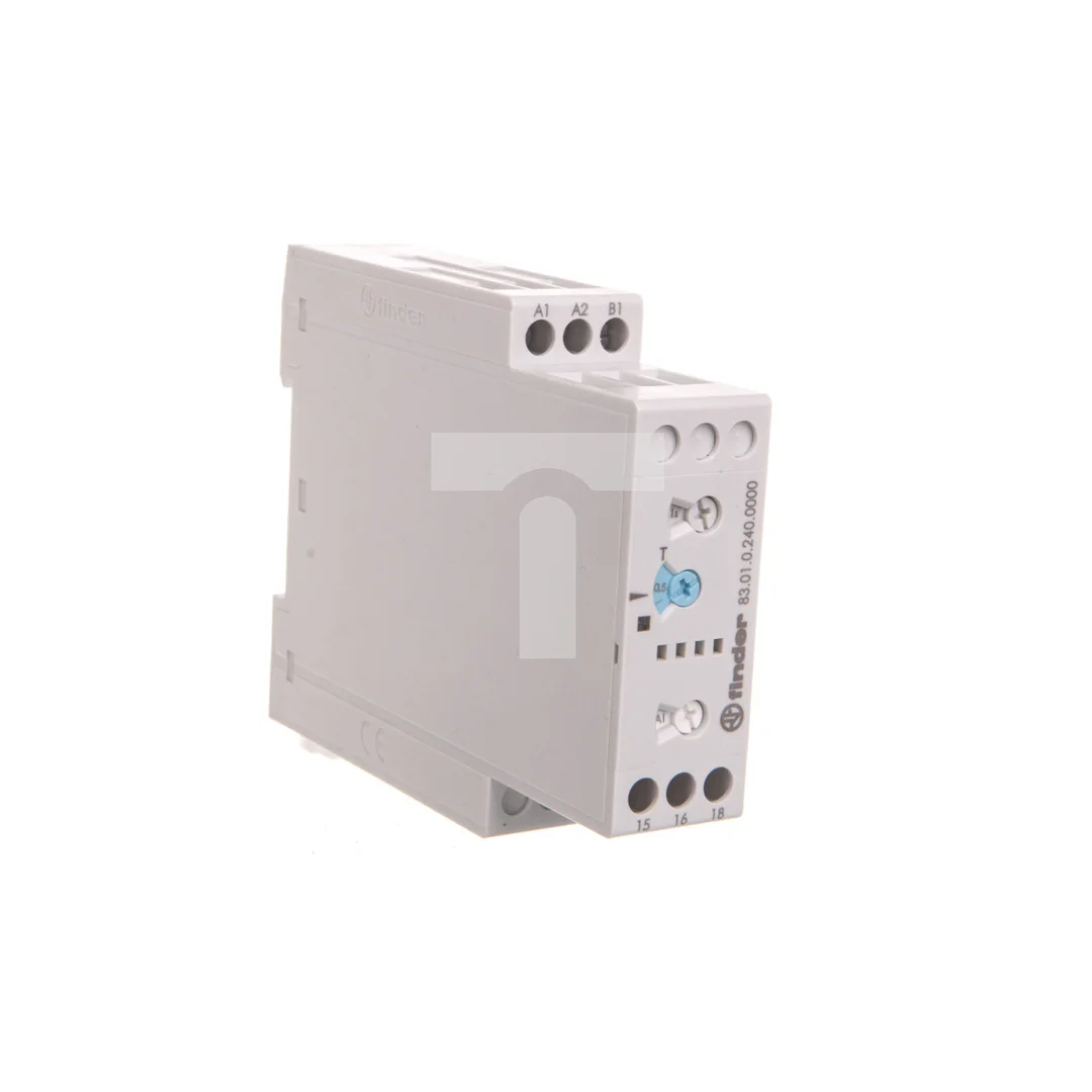 Przekaźnik czasowy 1P 16A 24-240V AC/DC 0,05s-10dni wielofunkcyjny AI, DI, GI, SW,BE, CE, DE, WD 83.01.0.240.0000