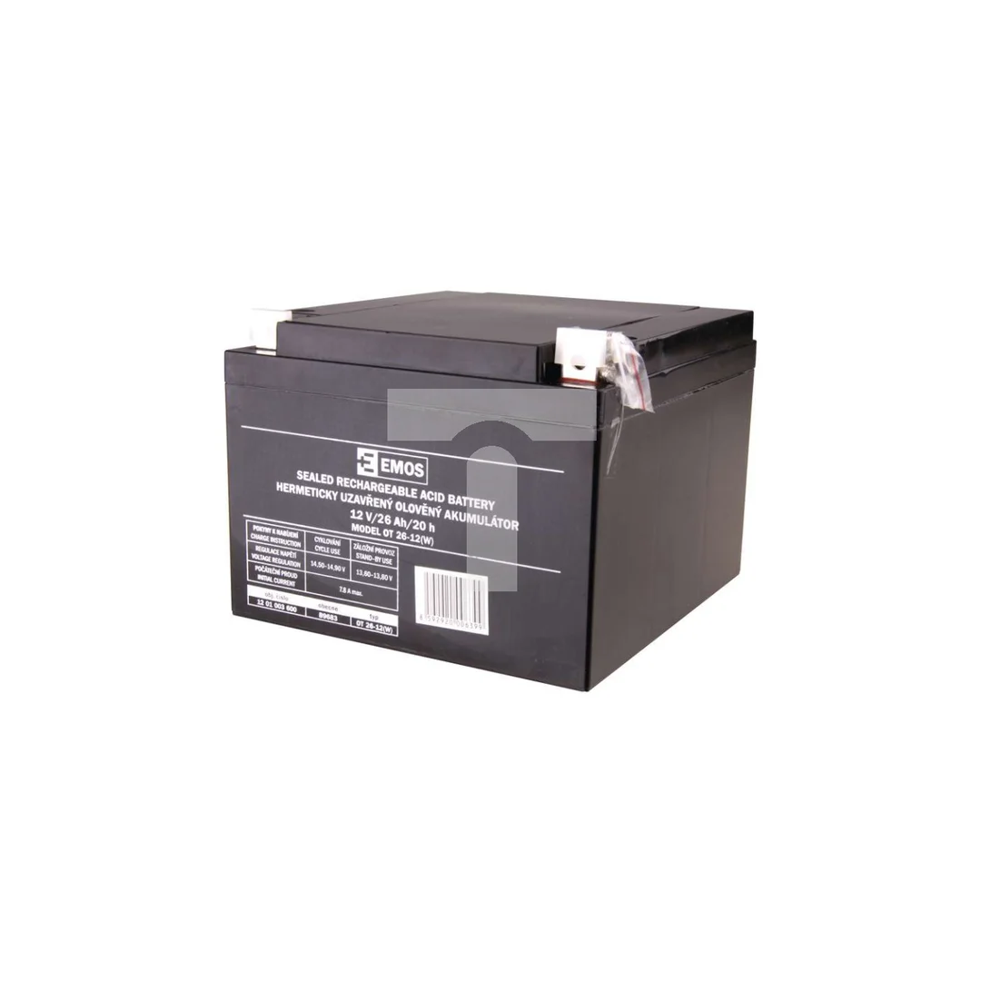 Akumulator VRLA AGM 12V 26Ah 12x14 B9683