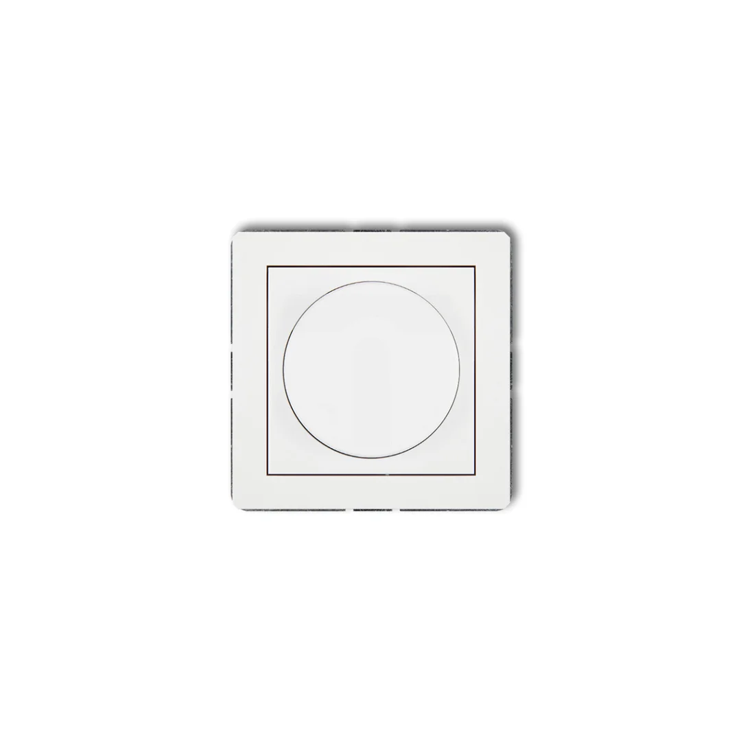 DECO Ściemniacz elektroniczny przyciskowo-obrotowy do lamp LED biały DRO-2