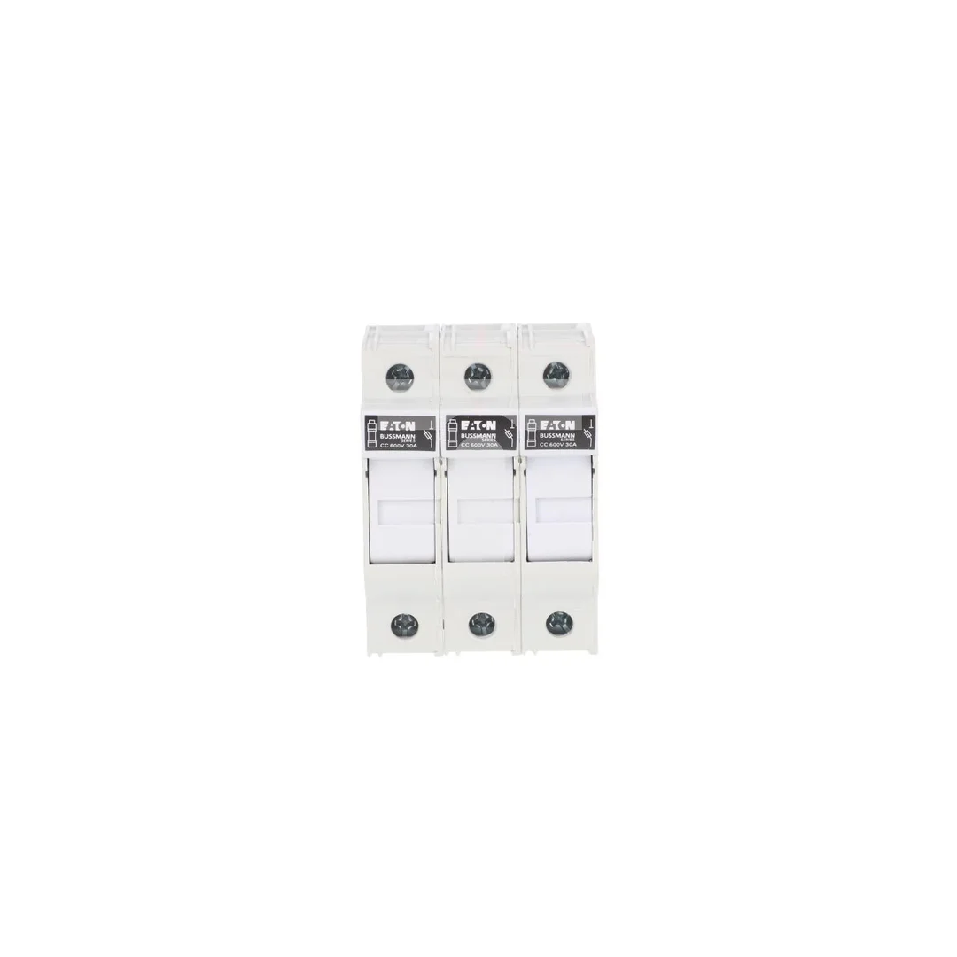 Podstawa bezpiecznikowa cylindryczna 10x38mm 3P 30A CHCC3DU