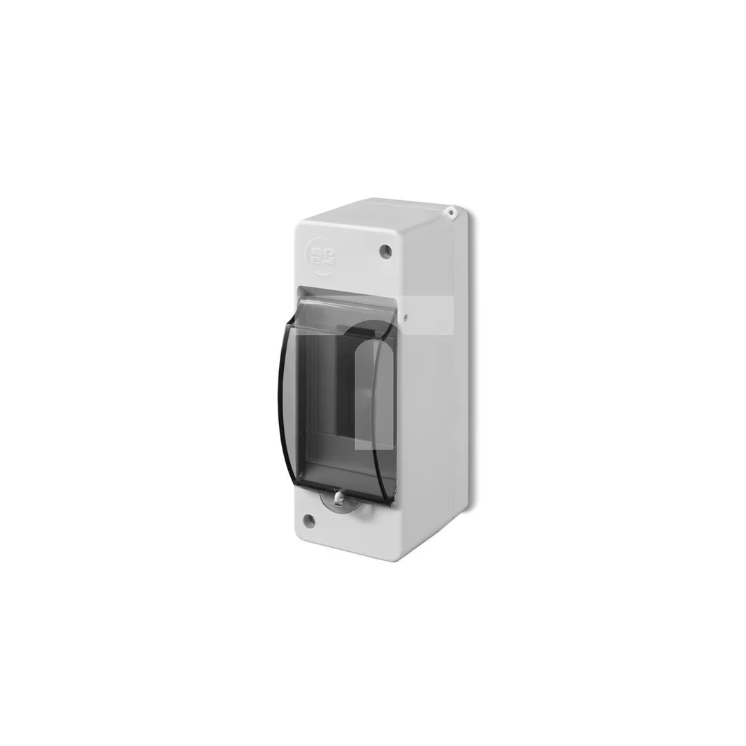 Rozdzielnica modułowa 1x2 natynkowa IP30 MINI S-2 z pokrywą dymną 2302-01