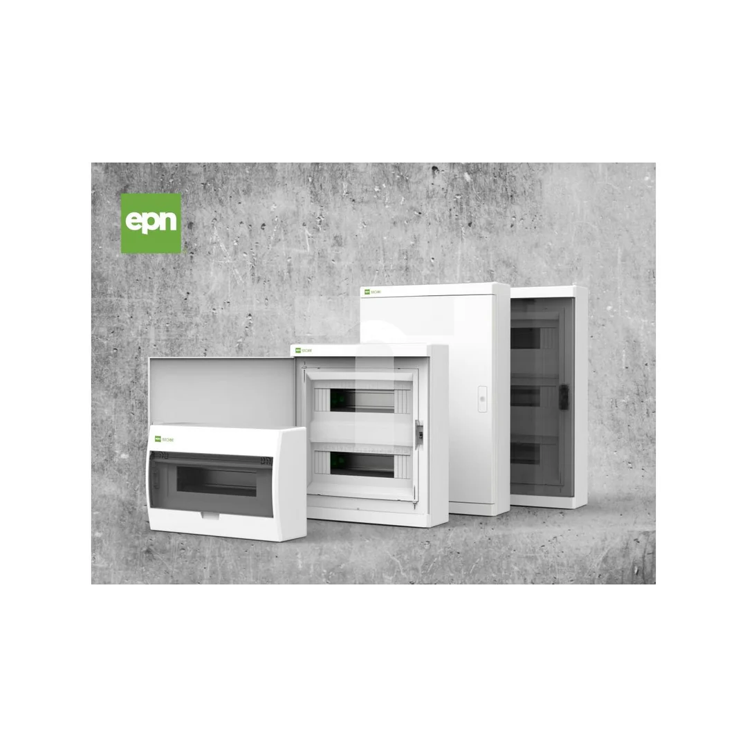 Rozdzielnica modułowa Elegant 1x5 natynkowa IP40 biały/dymny 2401-01