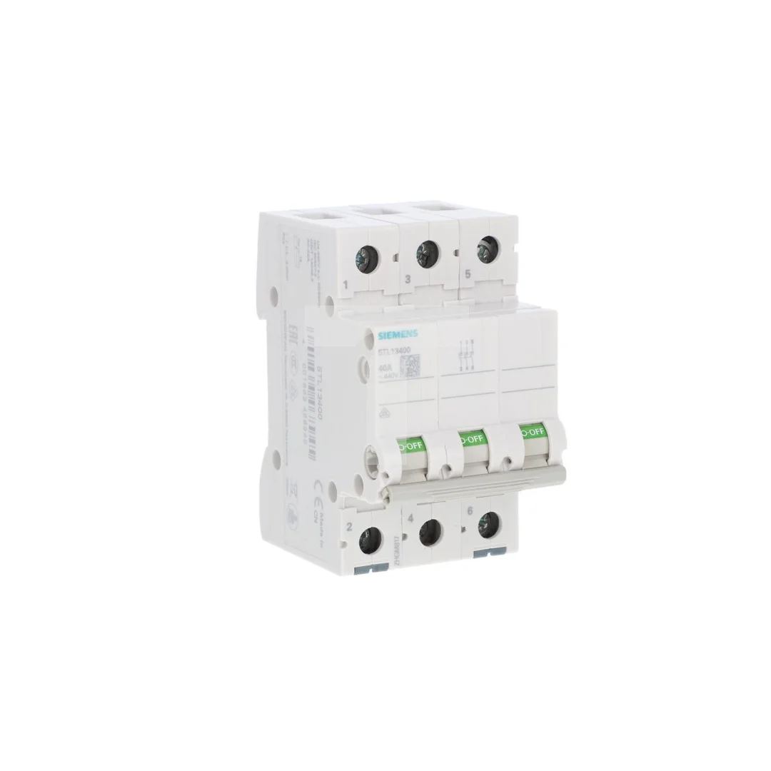 Rozłącznik modułowy 3P 40A 400V SENTRON 5TL1340-0