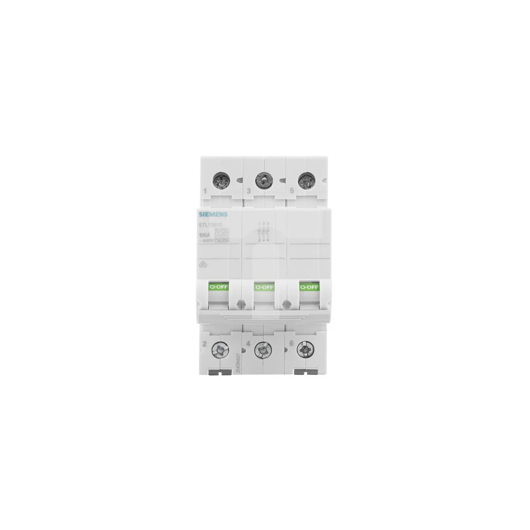 Rozłącznik modułowy 3P 100A 400V SENTRON 5TL1391-0