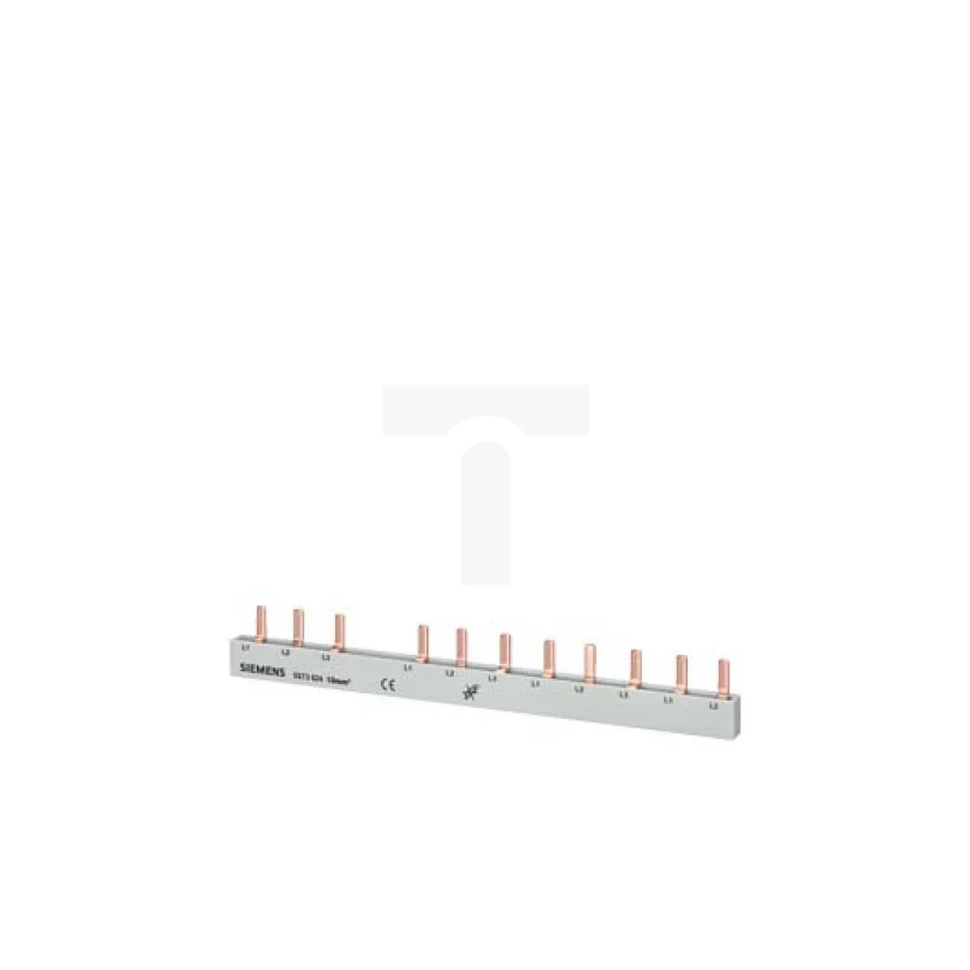 Szyna łączeniowa 3P 10mm2 sztyftowa 11 modułowa (dla RCCB 3+N z prawej strony) pełna izolacja 5ST3624