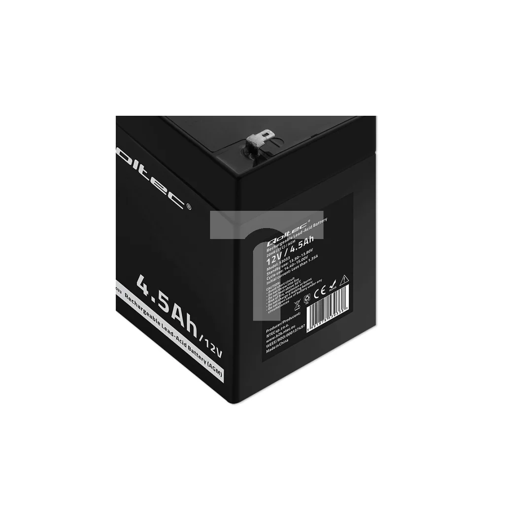Akumulator VRLA AGM 12V 4.5Ah (żywotność do 10lat)