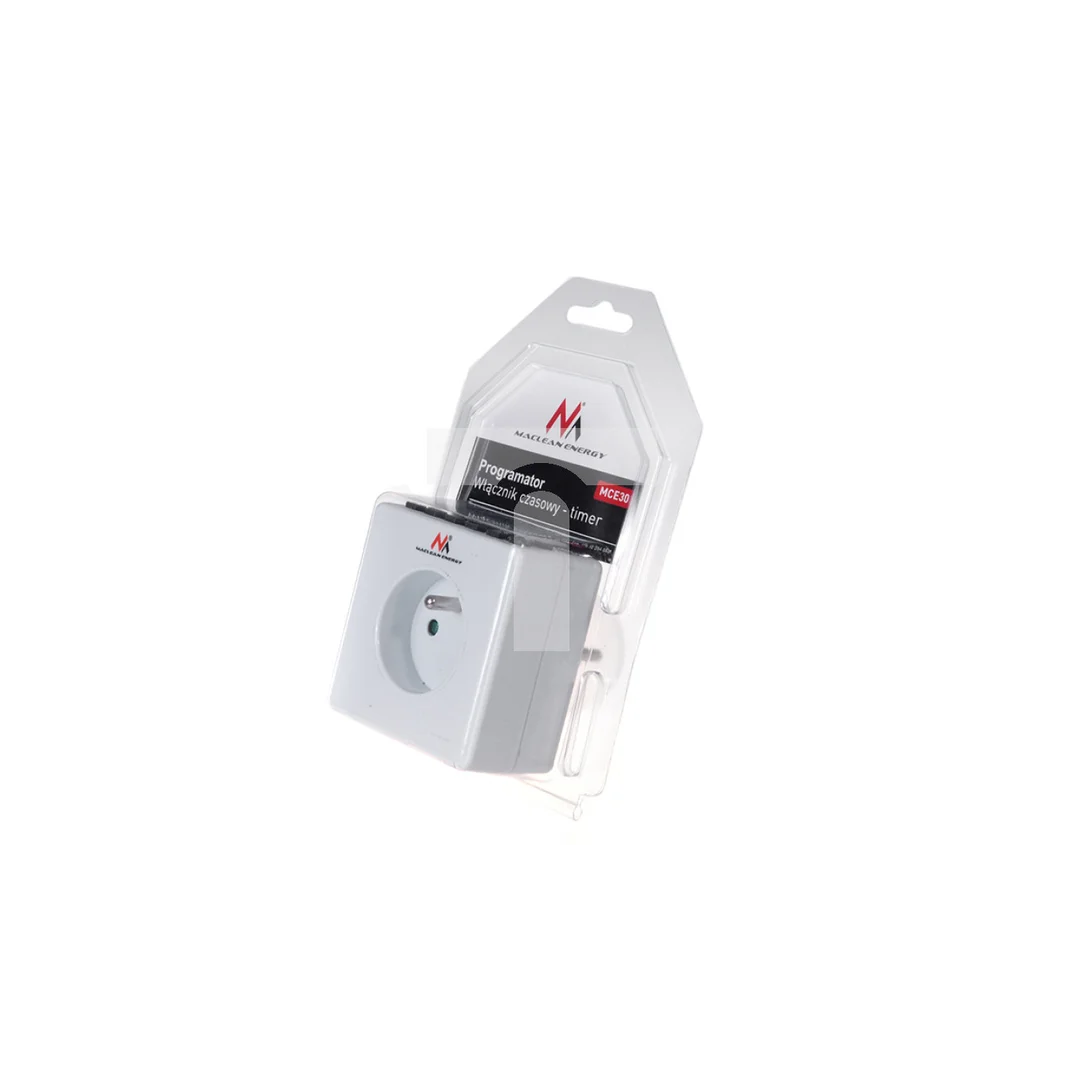 Timer cyfrowy Maclean Energy MCE30 10 programów CD funkcja Random 3600W - Czasomierz - programator cyfrowy max 156 programów MCE