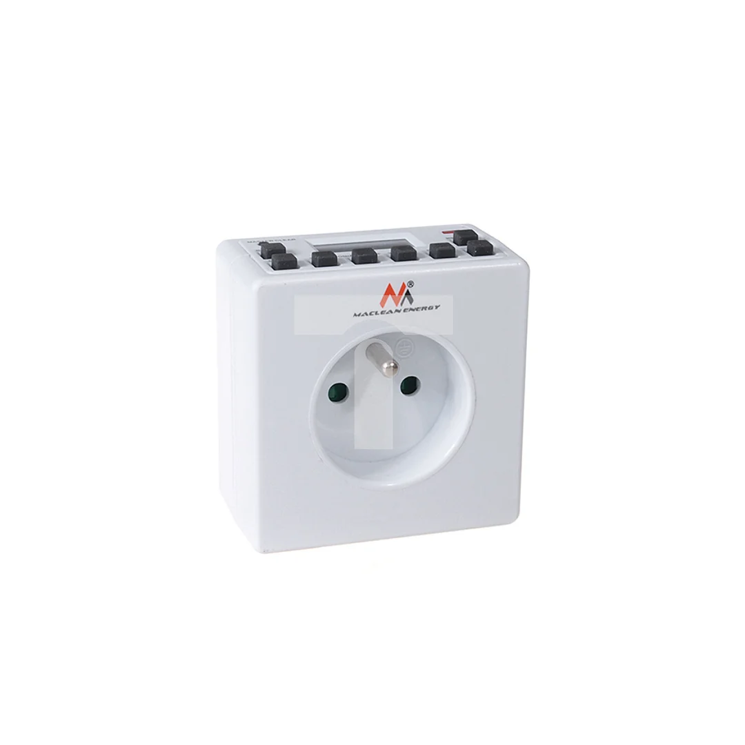 Timer cyfrowy Maclean Energy MCE30 10 programów CD funkcja Random 3600W - Czasomierz - programator cyfrowy max 156 programów MCE