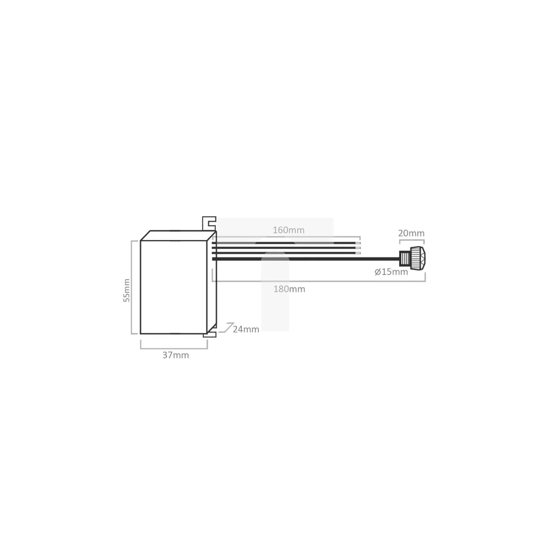 Czujnik zmierzchowy z zewnętrzną sondą 2300W Maclean Energy MCE34 (AWZ) MCE34