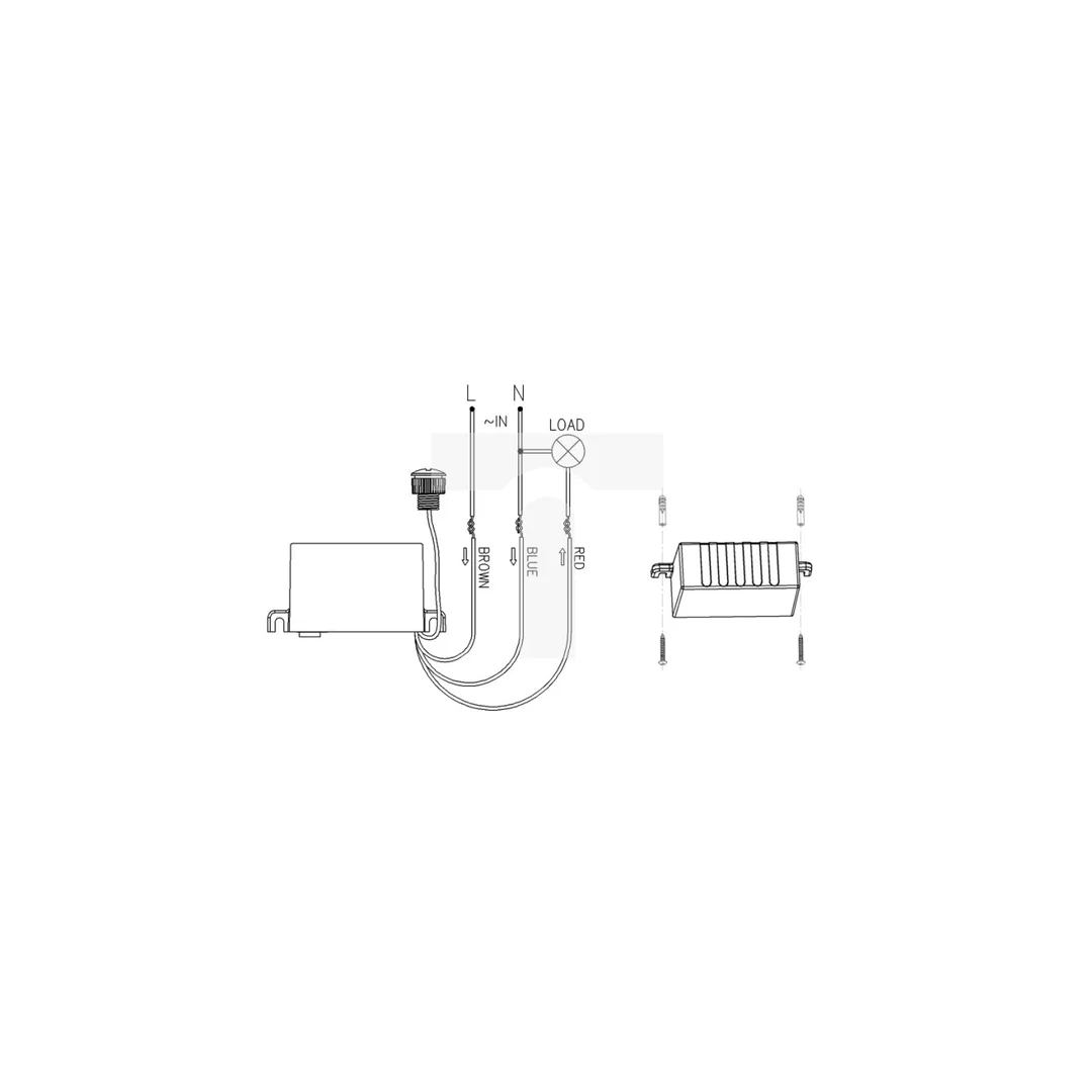 Czujnik zmierzchowy z zewnętrzną sondą 2300W Maclean Energy MCE34 (AWZ) MCE34