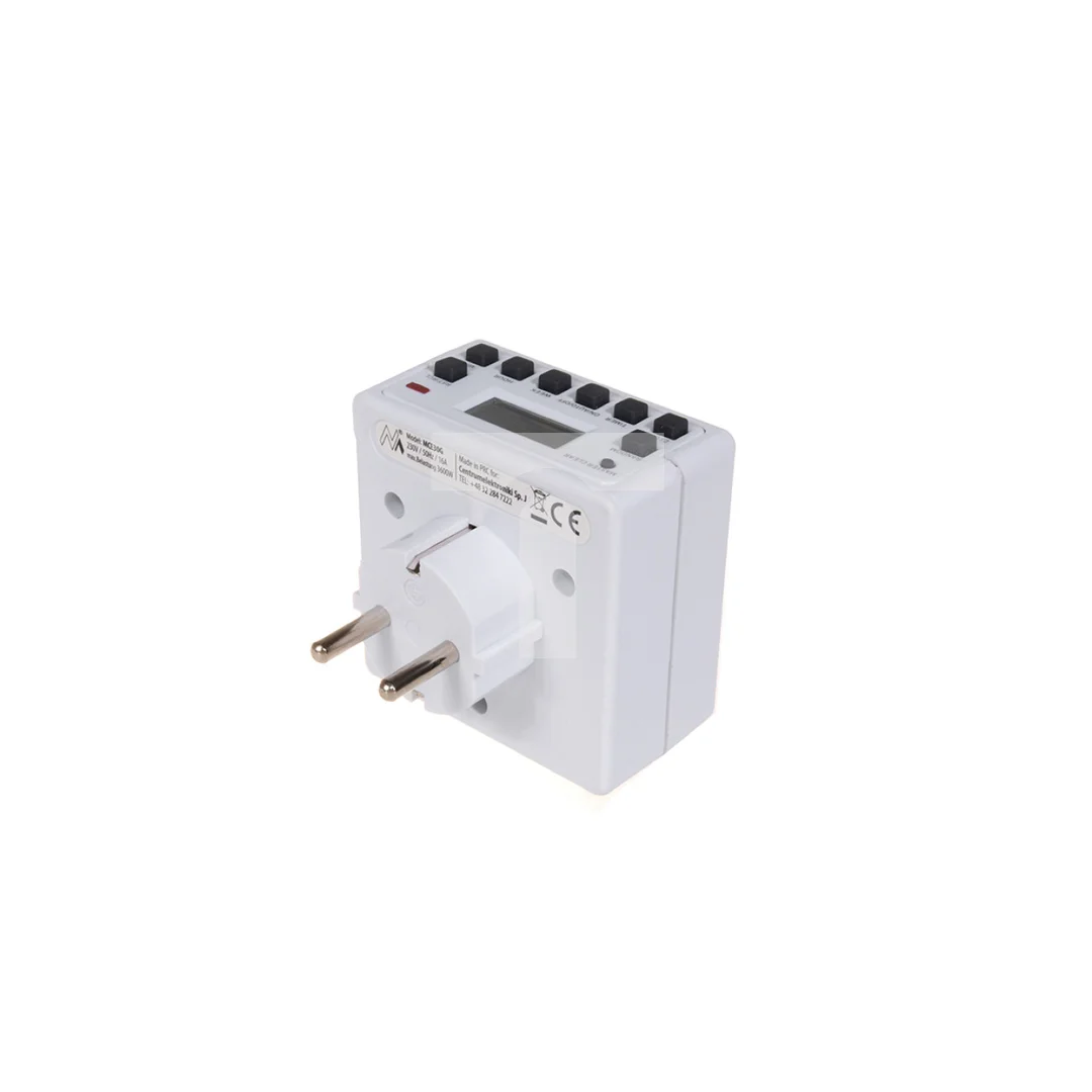 Timer cyfrowy Maclean Energy MCE30G 10 programów CD funkcja Random 3600W - Czasomierz - programator cyfrowy max 156 programów MC