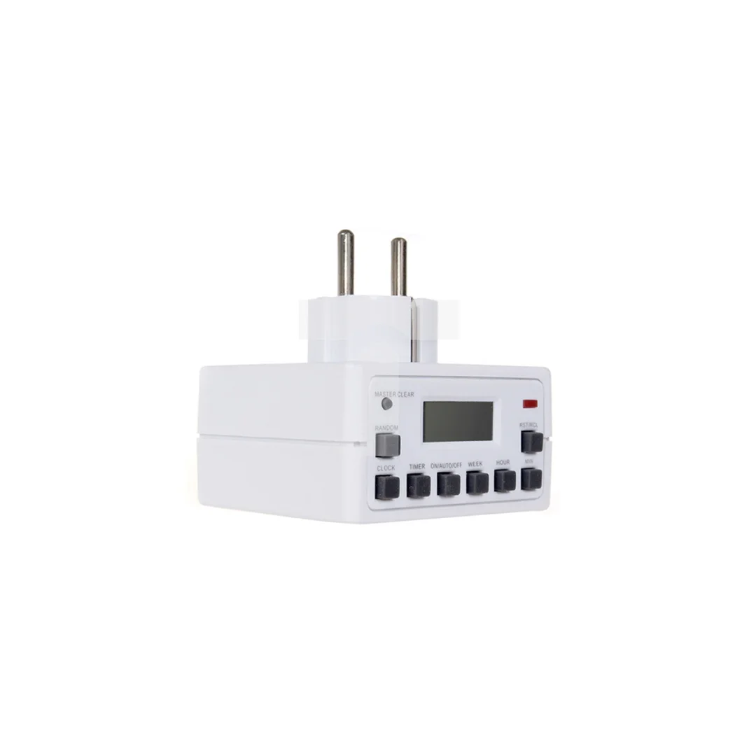 Timer cyfrowy Maclean Energy MCE30G 10 programów CD funkcja Random 3600W - Czasomierz - programator cyfrowy max 156 programów MC