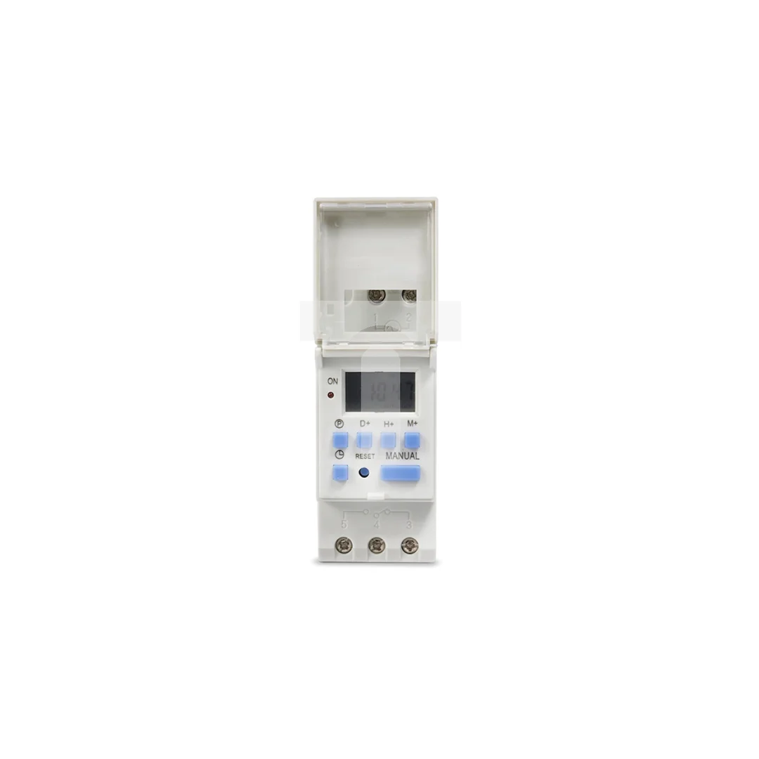 Włącznik czasowy - timer cyfrowy na szynę DIN GreenBlue GB104 16 programów max 240 programów GB104