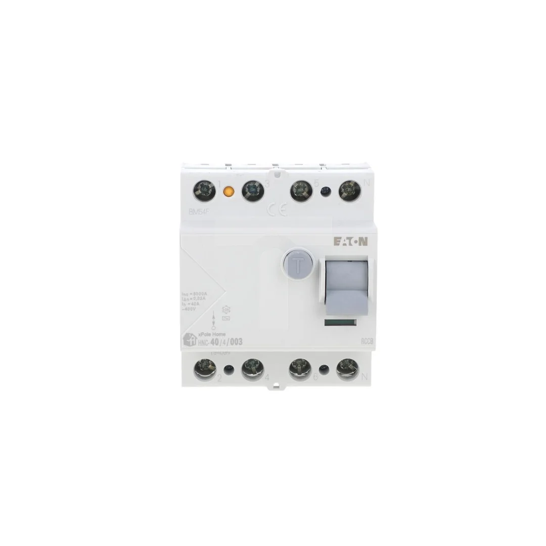 Wyłącznik różnicowoprądowy 4P 40A 0,03A typ AC xPole Home HNC-40/4/003 194694