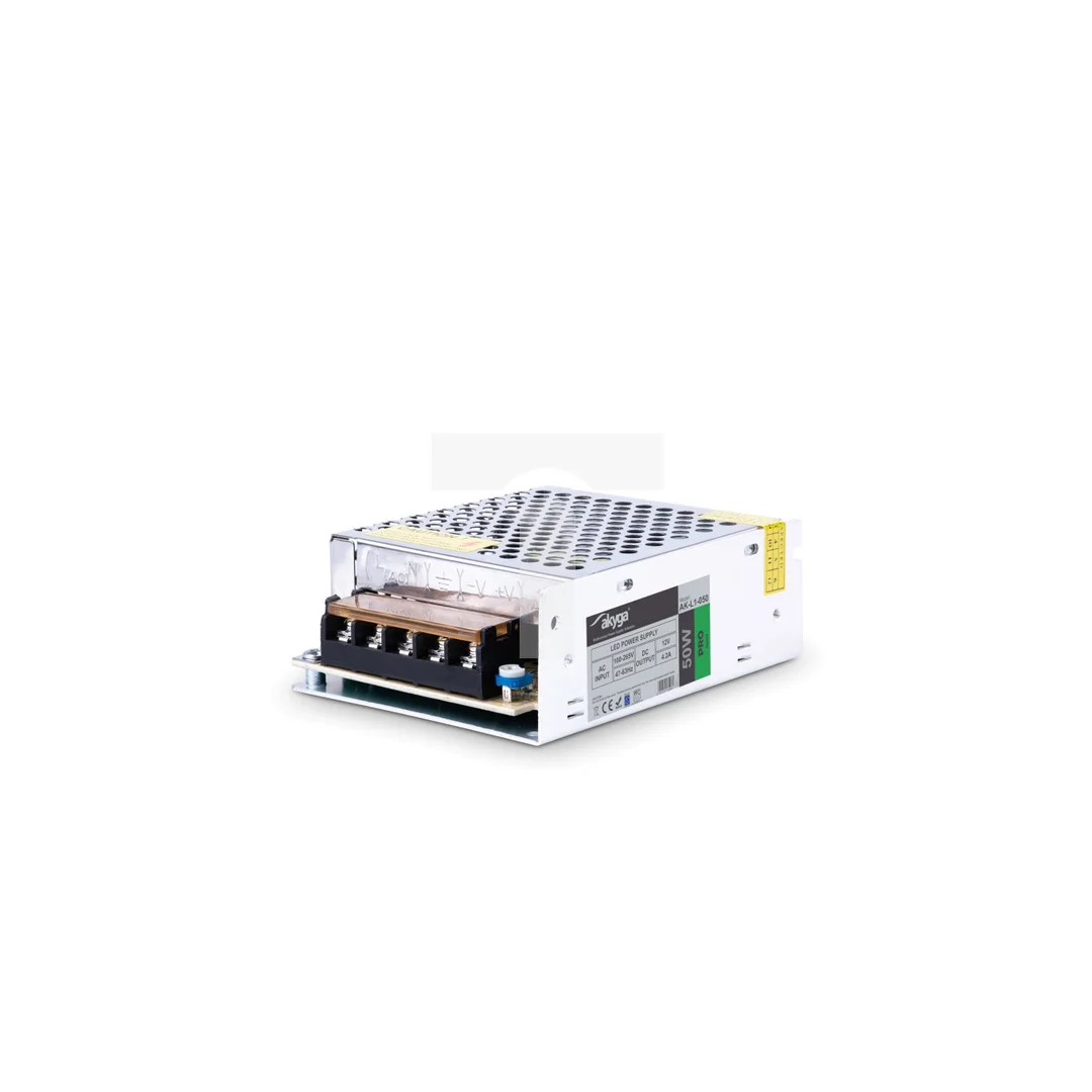 Zasilacz impulsowy modułowy do LED Akyga AK-L1-050 12V / 4.2A 50W