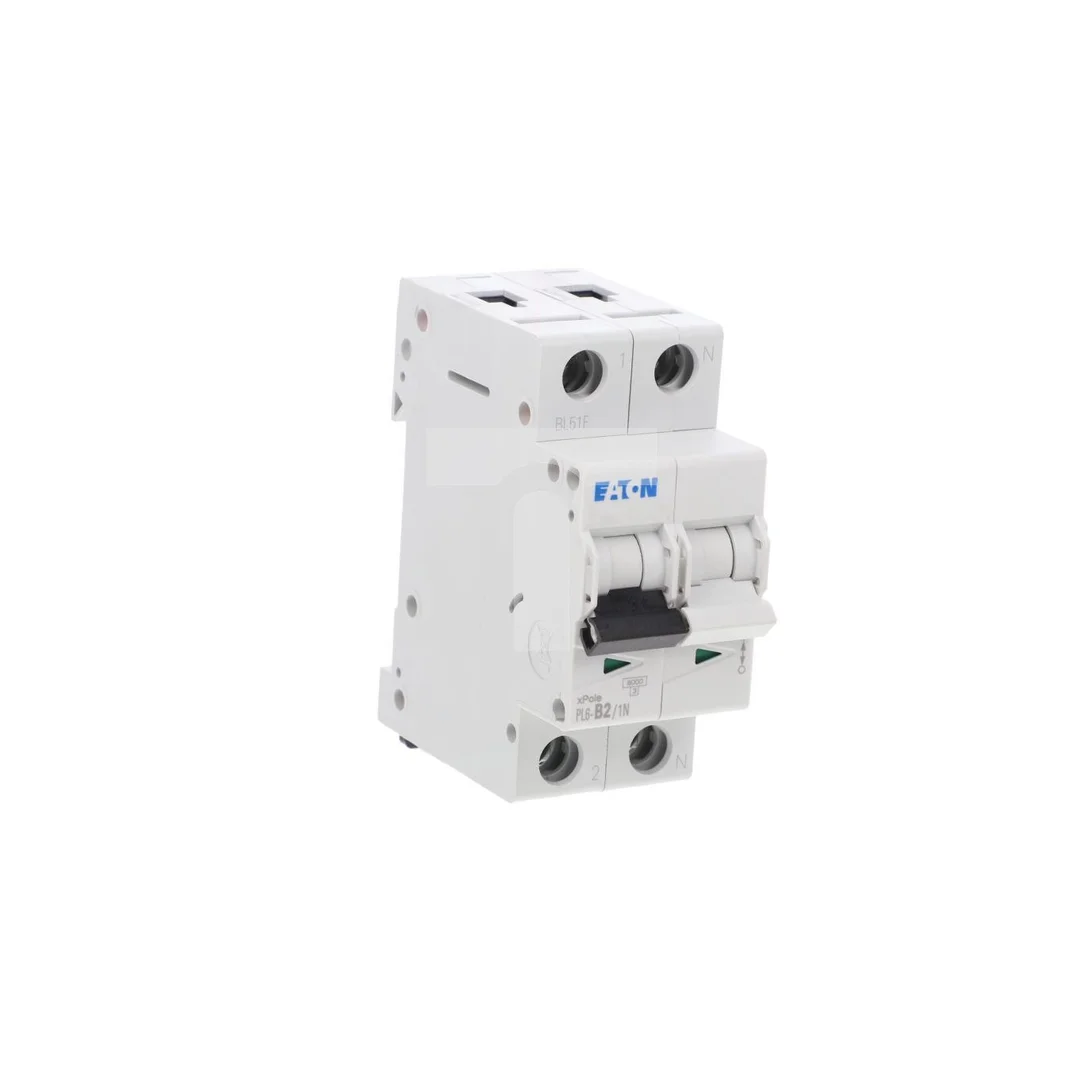 Wyłącznik nadprądowy 1P+N B 2A 6kA AC PL6-B2/1N 164907