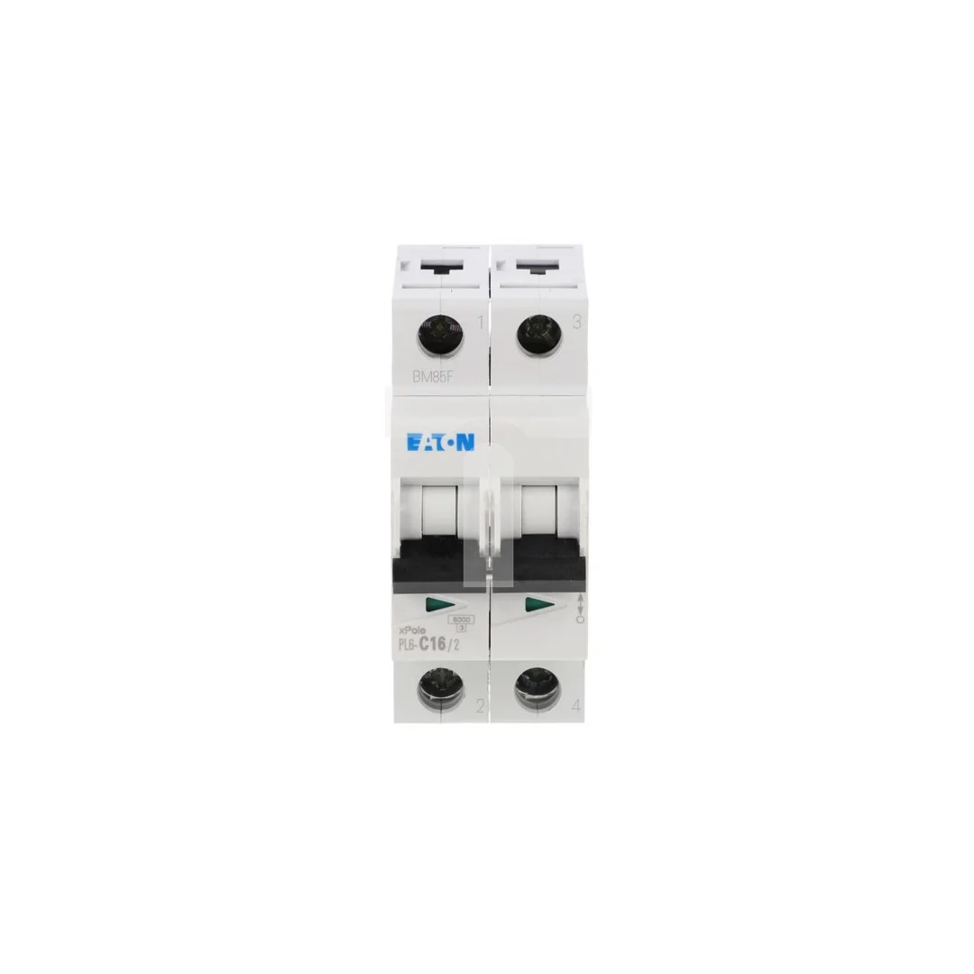 Wyłącznik nadprądowy 2P C 16A 6kA AC PL6-C16/2 286567