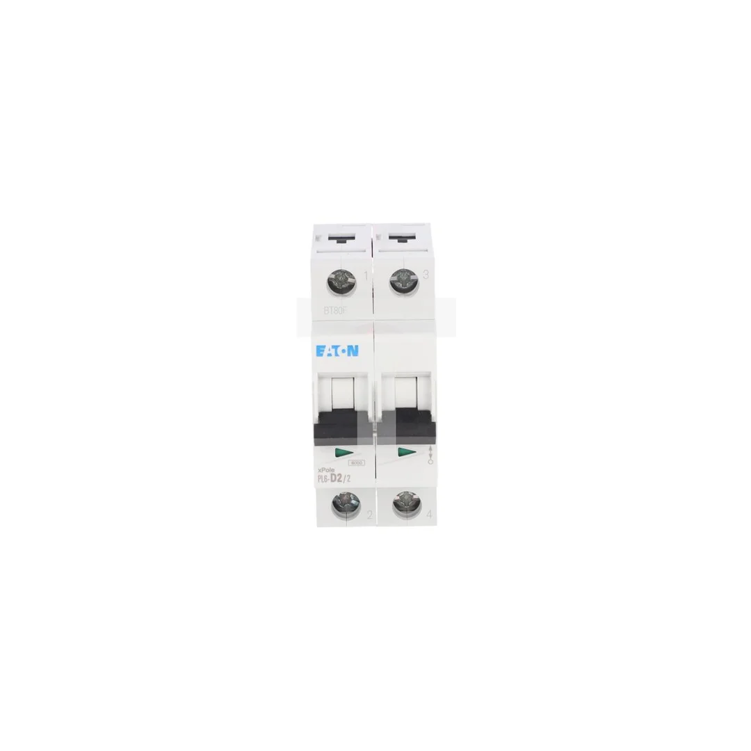 Wyłącznik nadprądowy 2P D 2A 6kA AC PL6-D2/2 286574