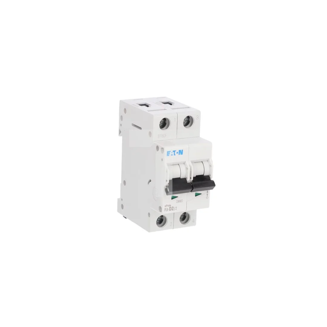 Wyłącznik nadprądowy 2P D 2A 6kA AC PL6-D2/2 286574