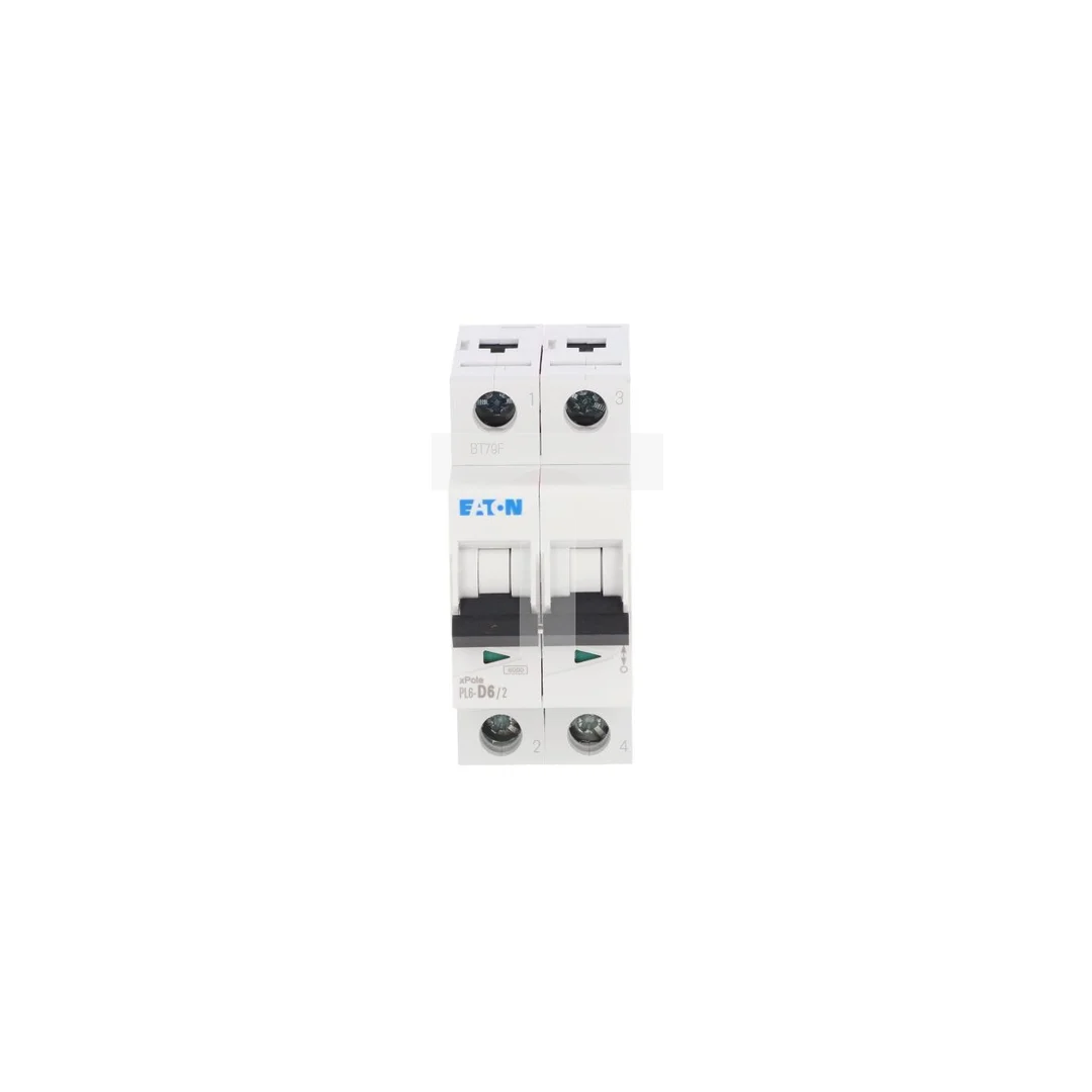 Wyłącznik nadprądowy 2P D 6A 6kA AC PL6-D6/2 286576