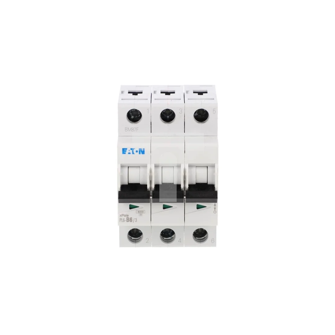 Wyłącznik nadprądowy 3P B 6A 6kA AC PL6-B6/3 286586