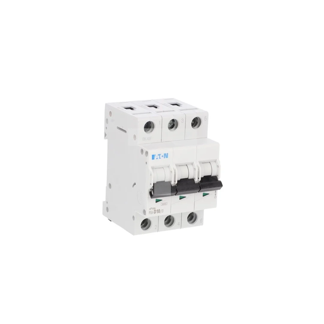 Wyłącznik nadprądowy 3P D 10A 6kA AC PL6-D10/3 286611