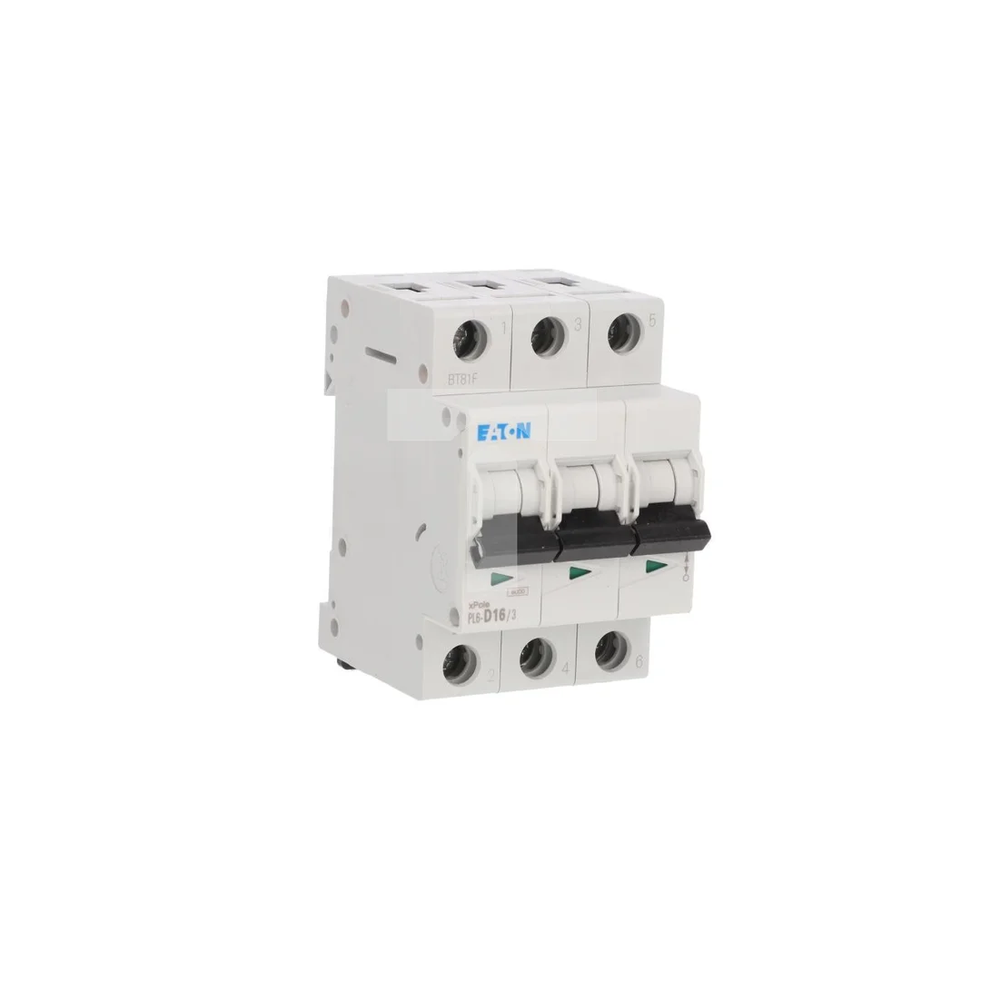 Wyłącznik nadprądowy 3P D 16A 6kA AC PL6-D16/3 286613