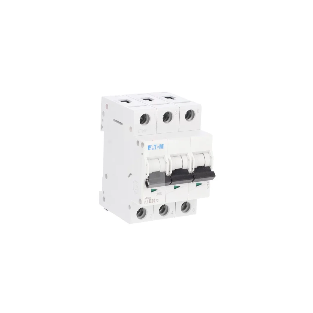 Wyłącznik nadprądowy 3P D 20A 6kA AC PL6-D20/3 286614