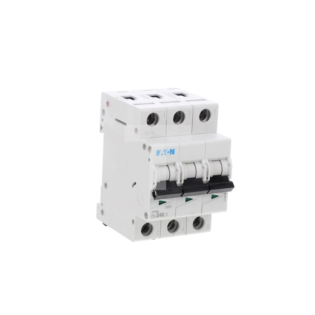 Wyłącznik nadprądowy 3P D 40A 6kA AC PL6-D40/3 286617