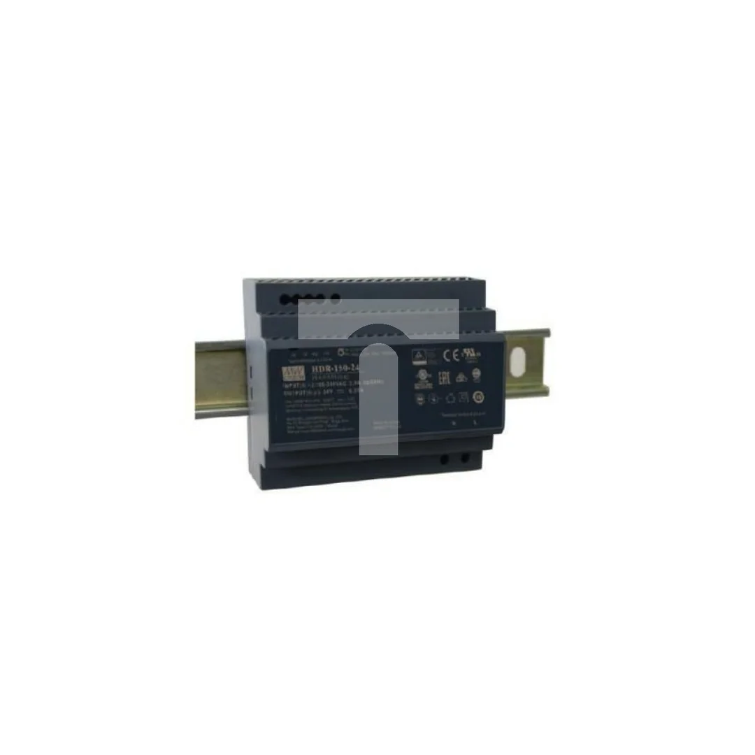 Zasilacz na szynę DIN 150W HDR-150-24 6,25A 24VDC do led Mean Well