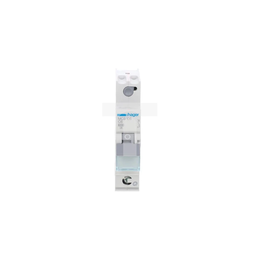 Wyłącznik nadprądowy 1P C 6A 6kA AC QuickConnect MCS106