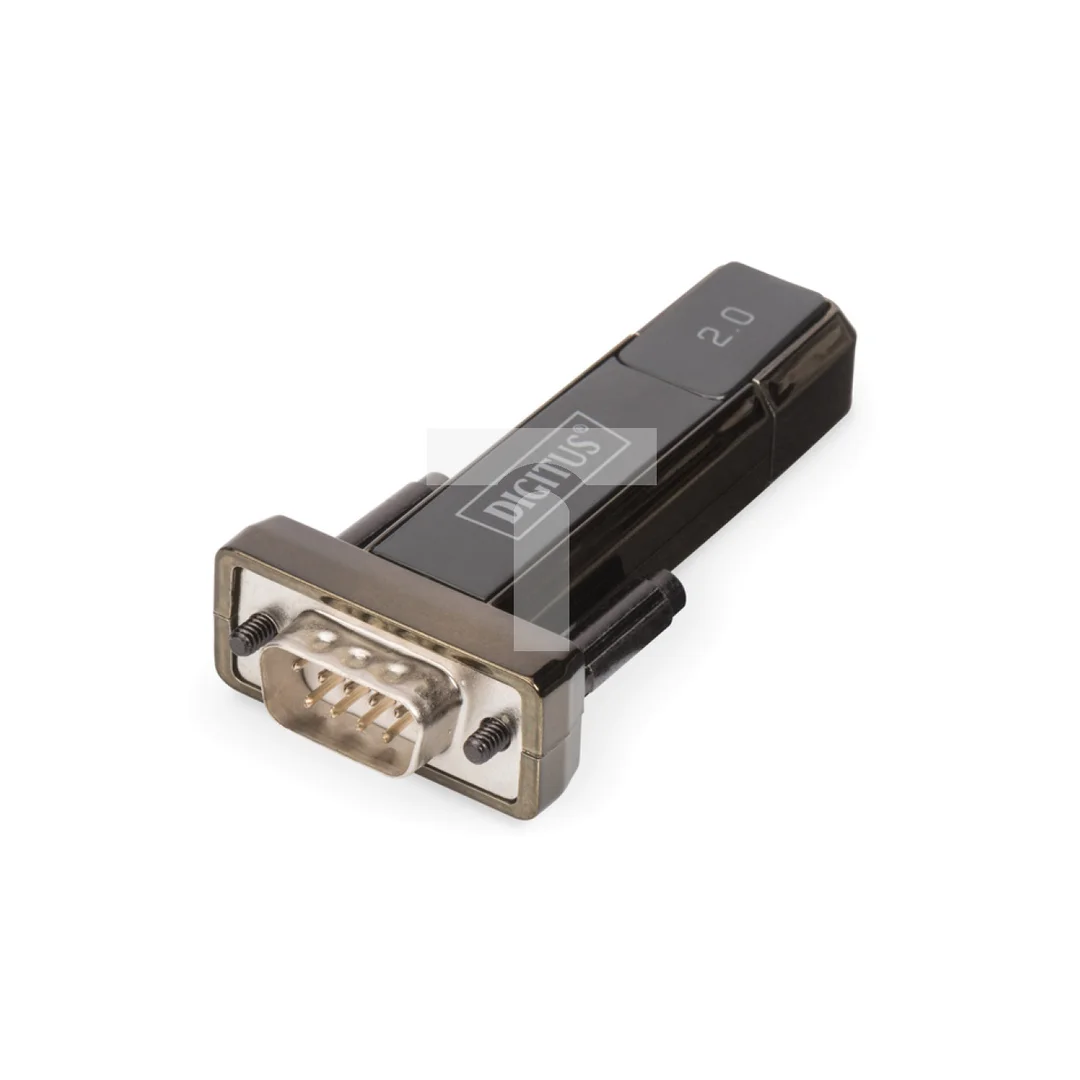 Konwerter/Adapter USB 2.0 do RS232 (DB9) z przedłużaczem USB A M/Ż 80cm DA-70167
