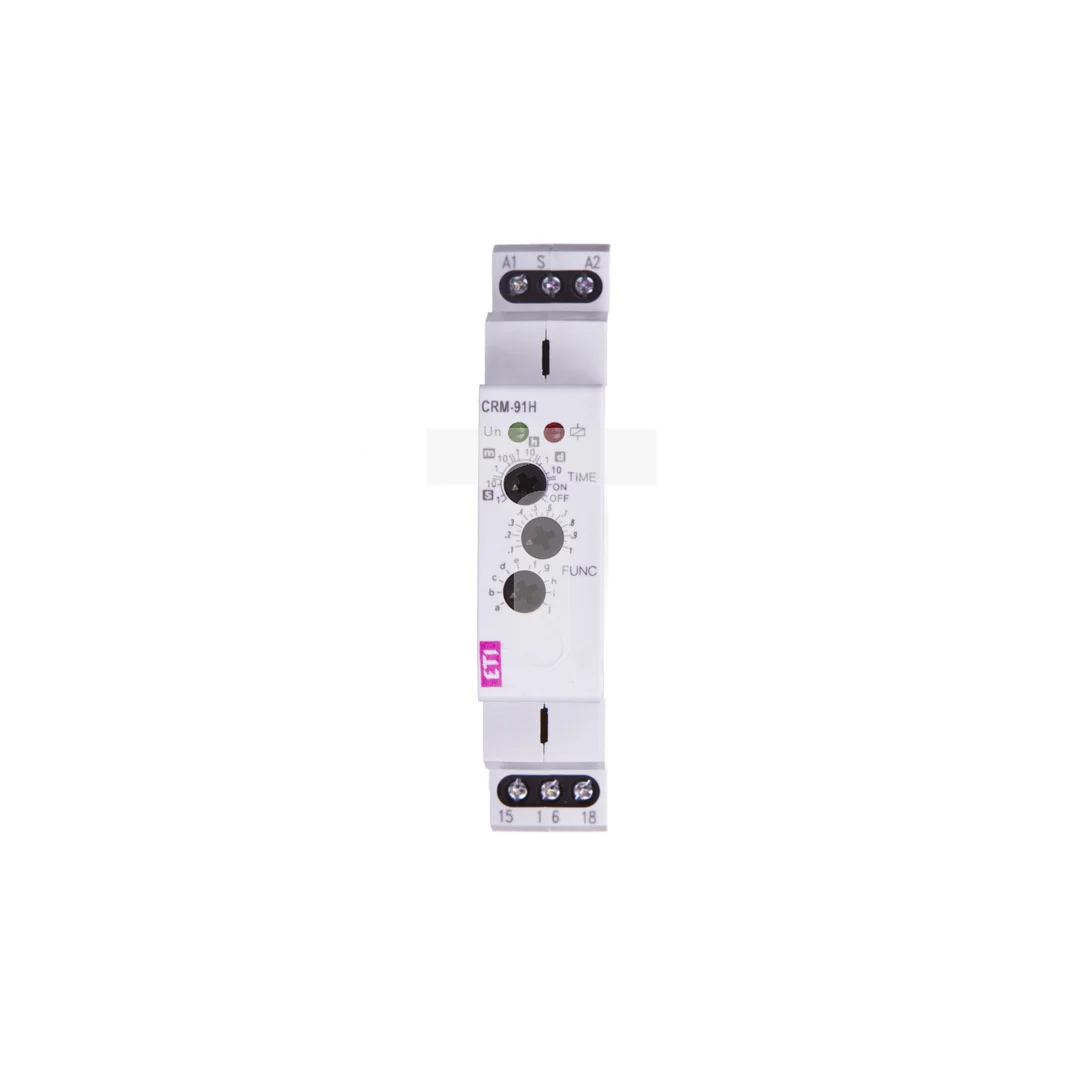 Przekaźnik czasowy 1P 16A 0,1sek-100dni 12-240V AC/DC wielofunkcyjny CRM-91H