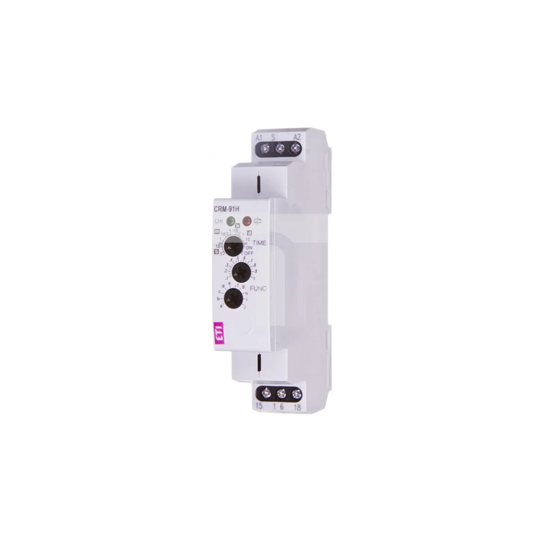 Przekaźnik czasowy 1P 16A 0,1sek-100dni 12-240V AC/DC wielofunkcyjny CRM-91H