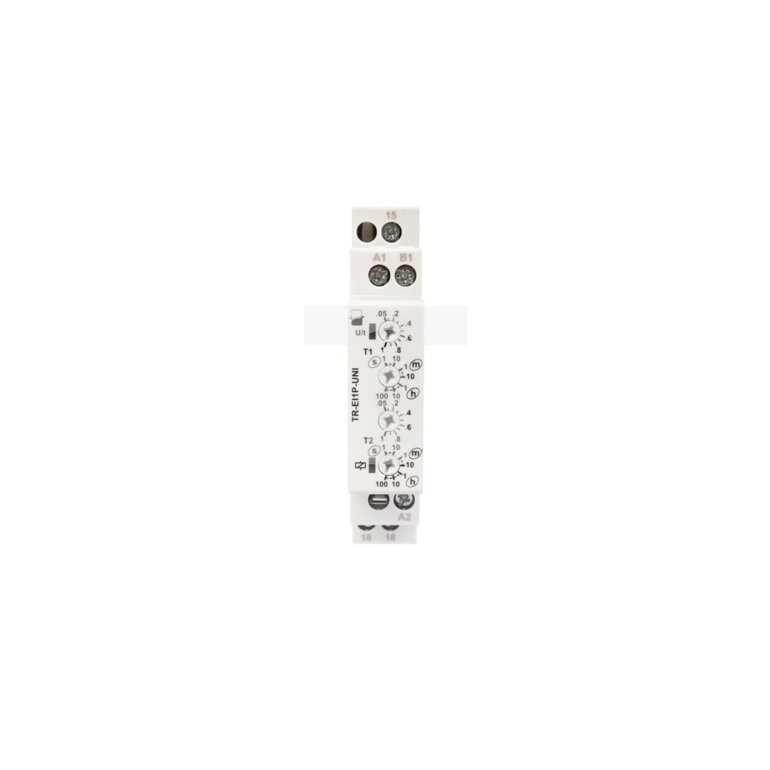 Przekaźnik czasowy wielofunkcyjny 1P 8A 1sek-100h 12-240V AC/DC TR-EI1P-UNI 2612869