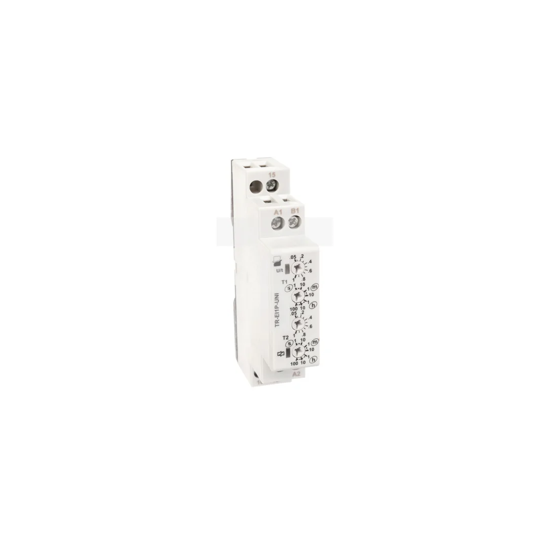 Przekaźnik czasowy wielofunkcyjny 1P 8A 1sek-100h 12-240V AC/DC TR-EI1P-UNI 2612869