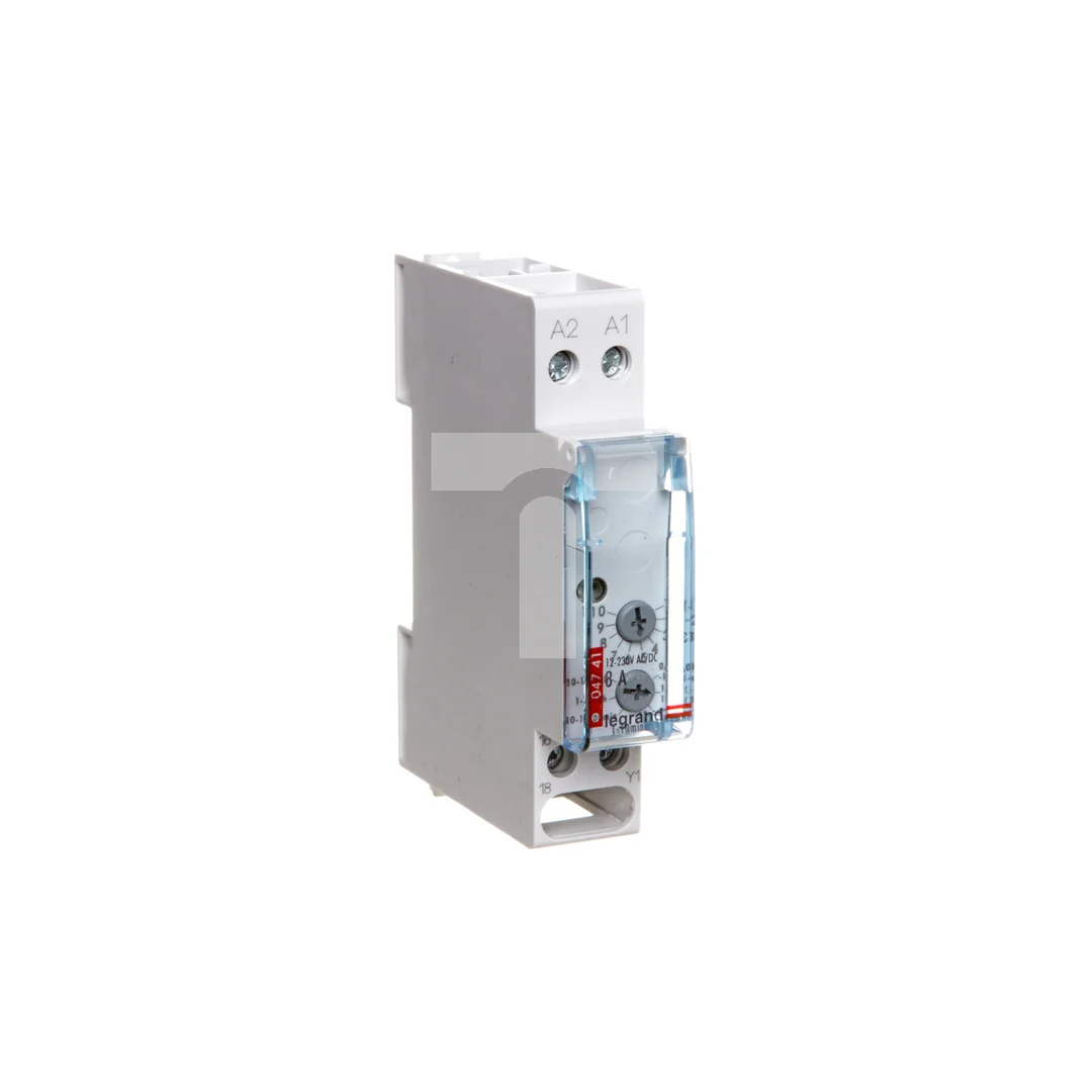 Przekaźnik czasowy 1P 8A 0,1sek-100h 12-230V AC/DC opóźnione wyłączenie RC312 004741