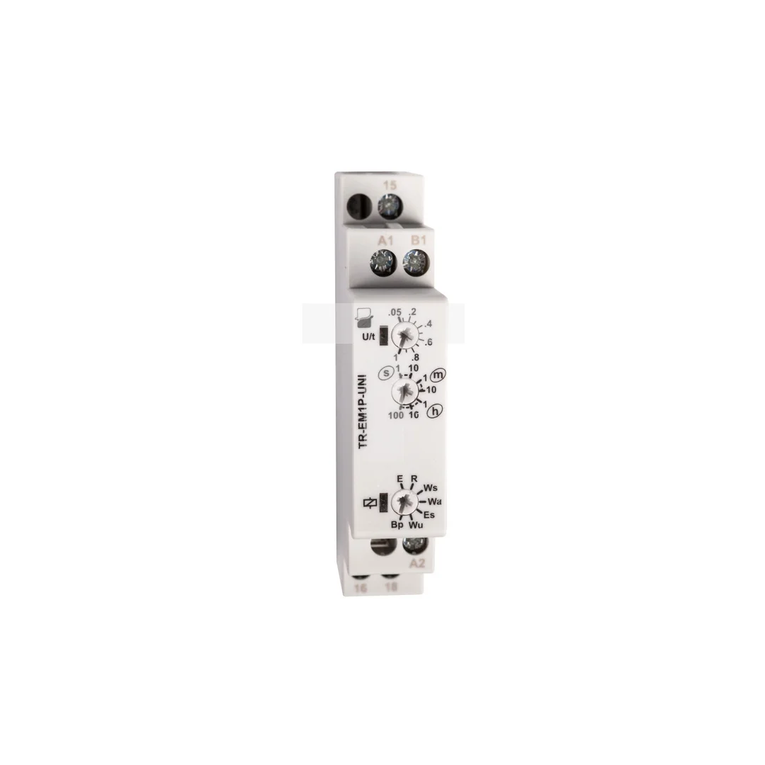 Przekaźnik czasowy 1P 8A 1sek-100h 12-240V AC/DC wielofunkcyjny TR-EM1P-UNI 2612870