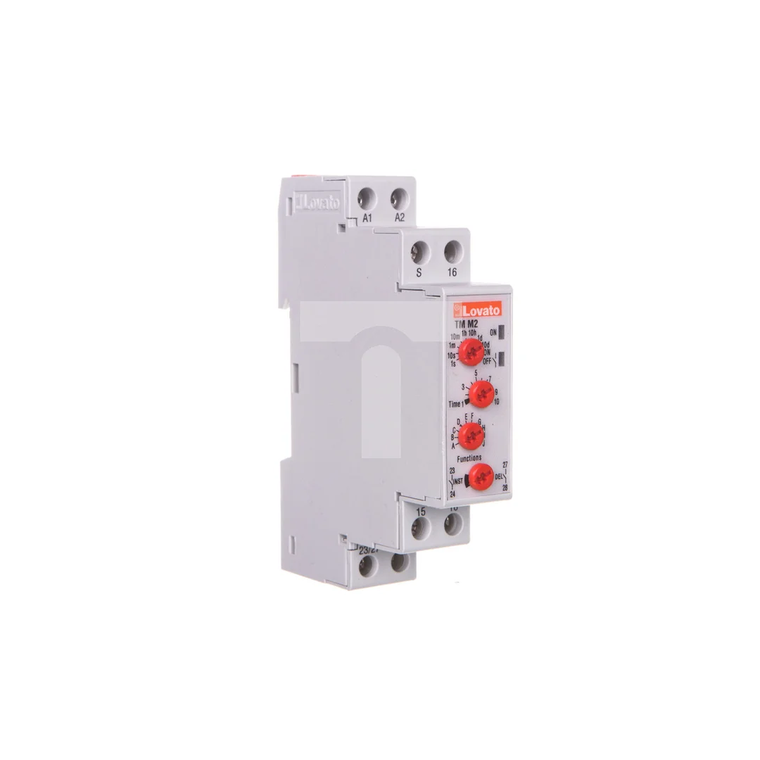 Przekaźnik czasowy 1Z+1P zwłoczny 0,1s-10dni 8A 12-240V AC/DC programowalny wielofunkcyjny TMM2