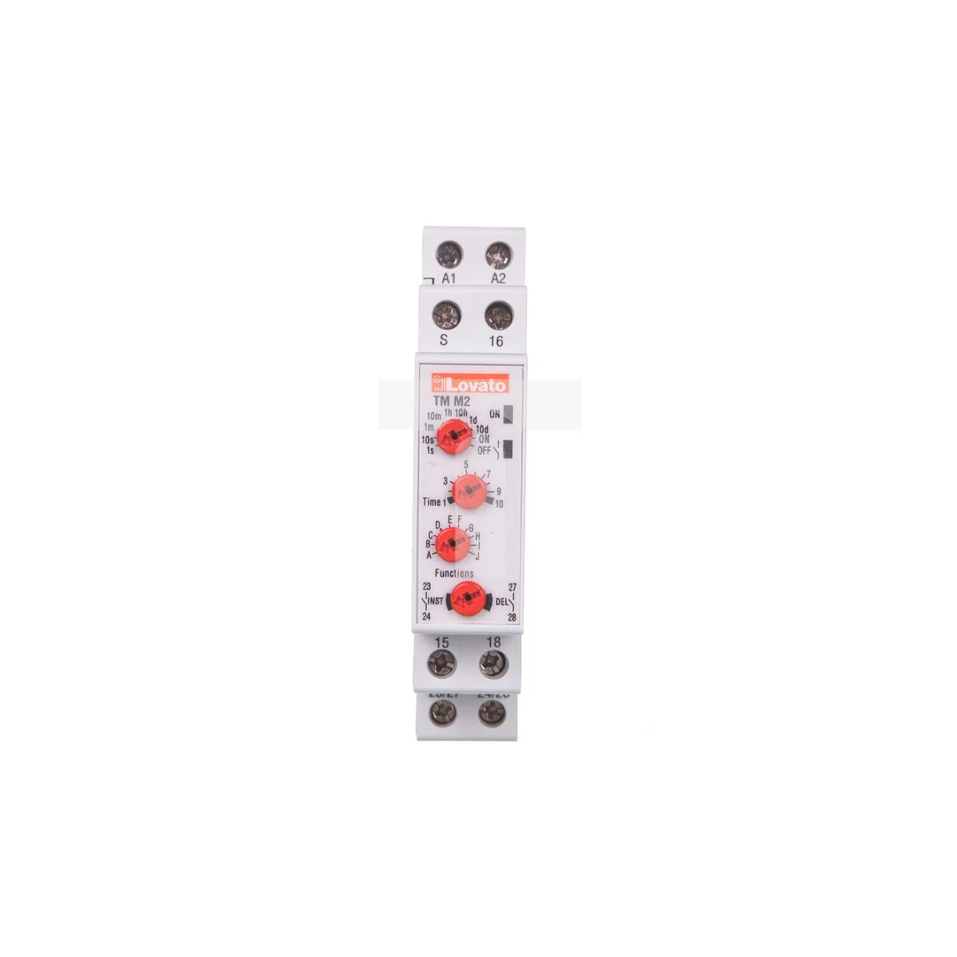 Przekaźnik czasowy 1Z+1P zwłoczny 0,1s-10dni 8A 12-240V AC/DC programowalny wielofunkcyjny TMM2