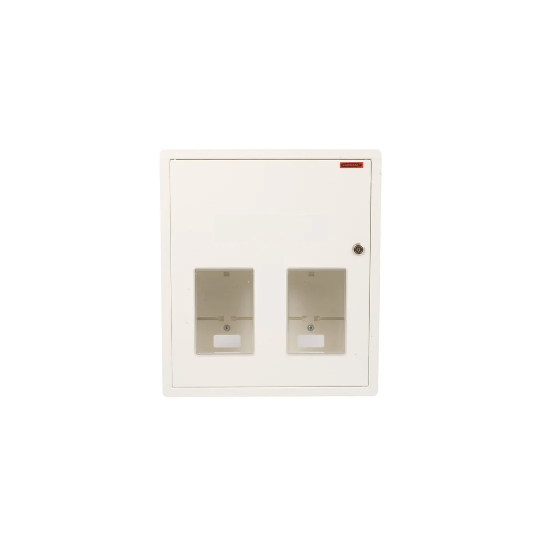 Szafka licznikowa podtynkowa 2-licznikowa 1-fazowe 12 modułów IP30 RW-1-2L-12 Z/O