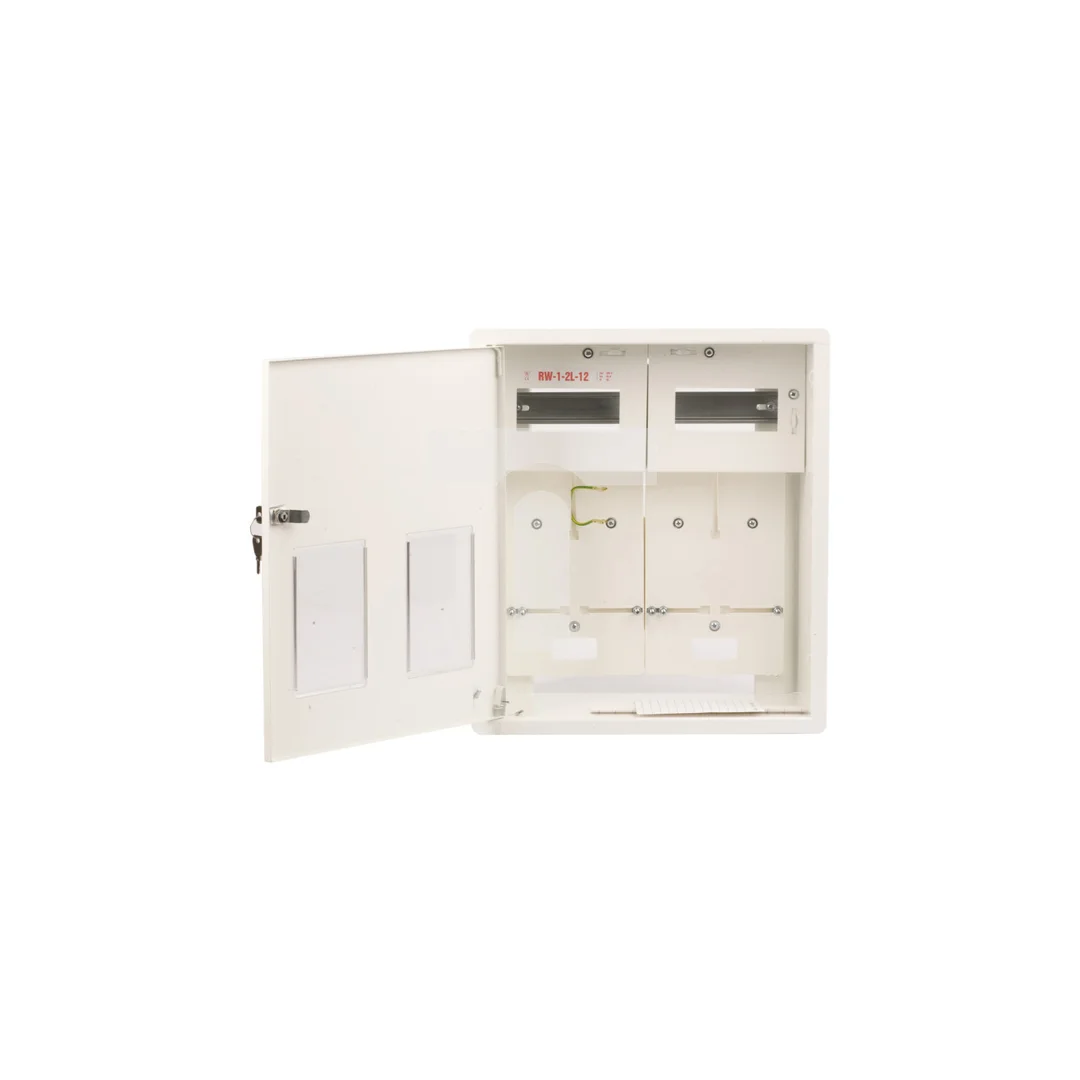 Szafka licznikowa podtynkowa 2-licznikowa 1-fazowe 12 modułów IP30 RW-1-2L-12 Z/O