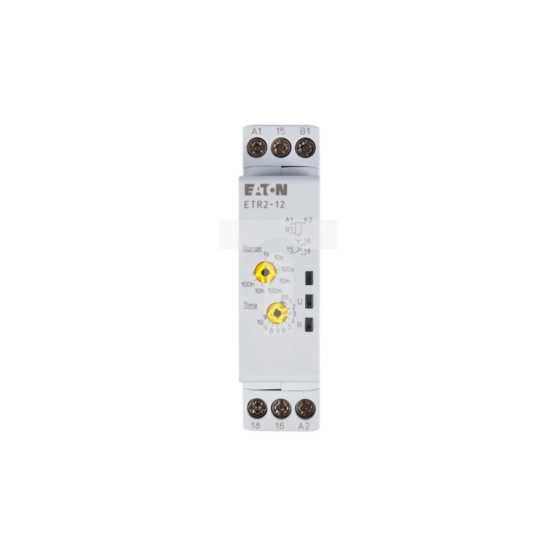 Przekaźnik czasowy 1P 3A 0,05sek-100h 24-240V AC/DC opóźnione odpadanie ETR2-12 262686