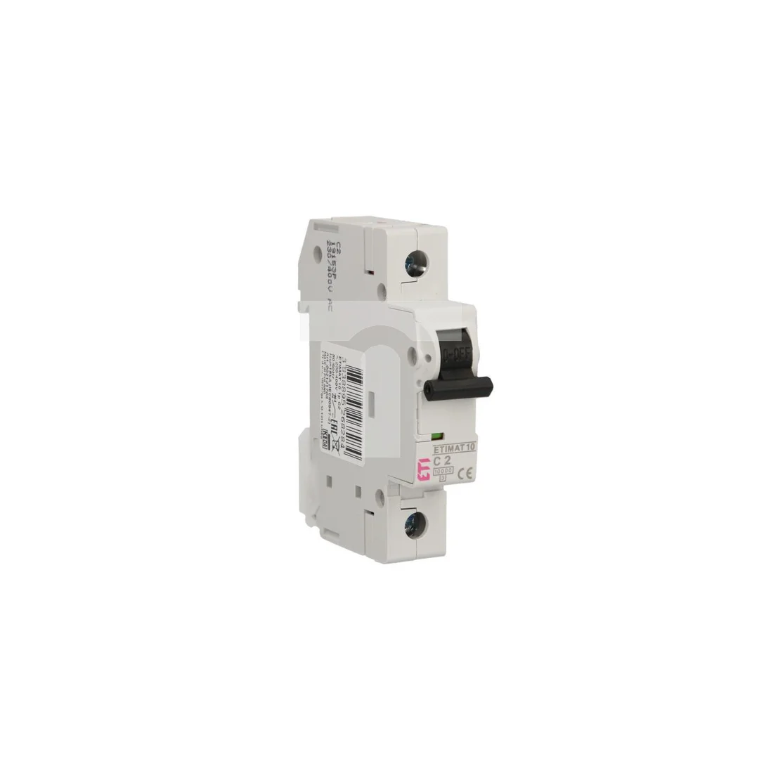 Wyłącznik nadprądowy 1P C 2A 10kA AC ETIMAT10 002131708