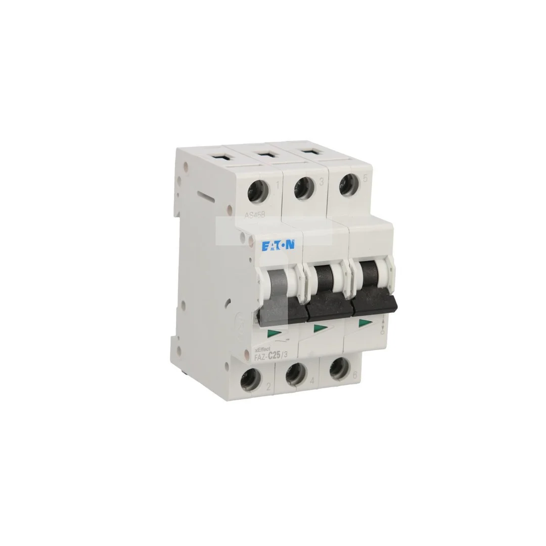 Wyłącznik nadprądowy 3P C 25A 15kA AC FAZ C25/3 278875